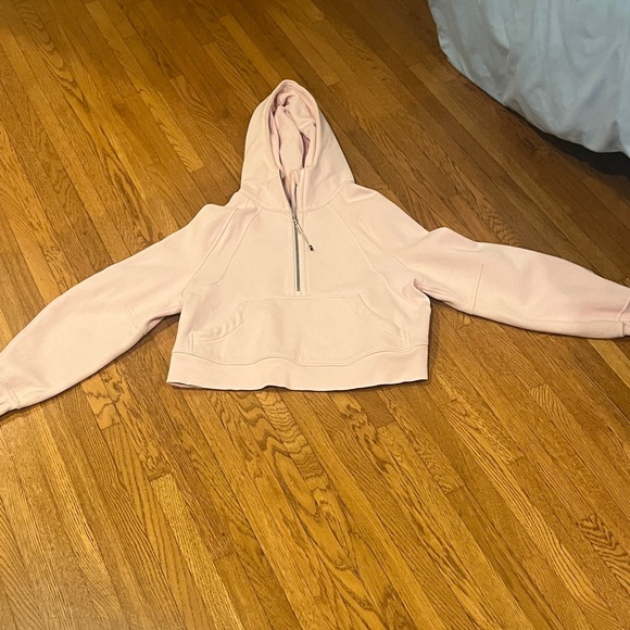 Lululemon light pink half zip Scuba hoodie - Picture 1 of 5